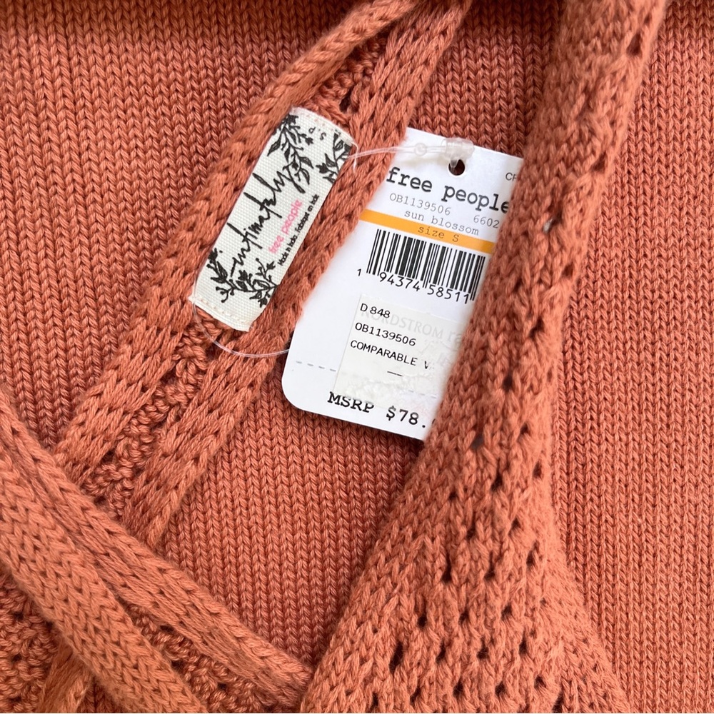 NWT Free People intimately knockout swit slip dress / sun blossom - Picture 10 of 11
